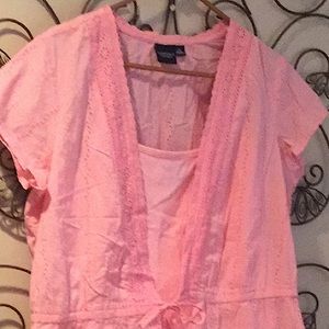 Sonoma Camisole and Eyelet Blouse Matching Set